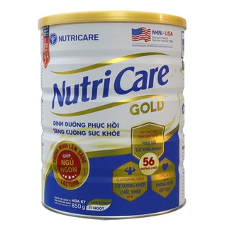 (Mẫu mới, date mới) Sữa Bột Nutricare Gold 850g