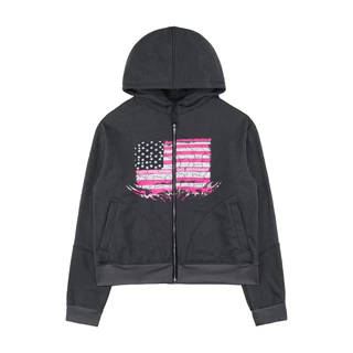 PINK TAPE ZIP UP HOODIE CH2 X COZY