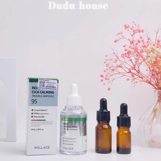 Tinh chất Dưỡng Ẩm Wellage Real Cica Calming 95 Trouble Ampoule 50ml