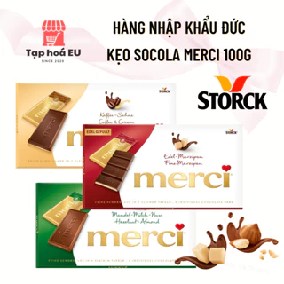 (Hàng Đức nội địa) Kẹo Socola Merci thanh 100g nhiều vị - ngon ngọt béo ngậy