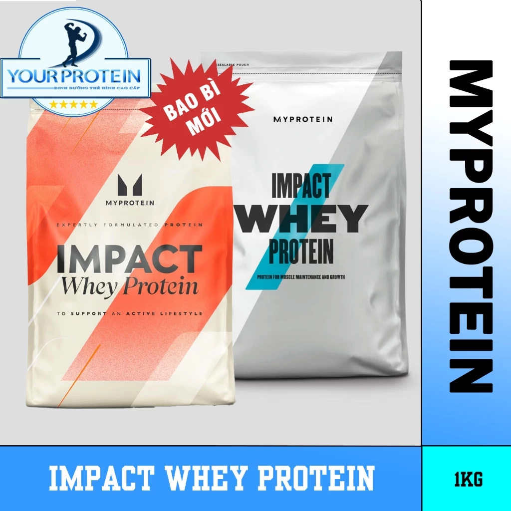 Myprotein - Impact Whey Protein 1KG - 40 Lần Dùng [ TẶNG QUÀ ]