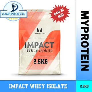 Myprotein - IMPACT WHEY ISOLATE 2.5kg - 100 lần dùng