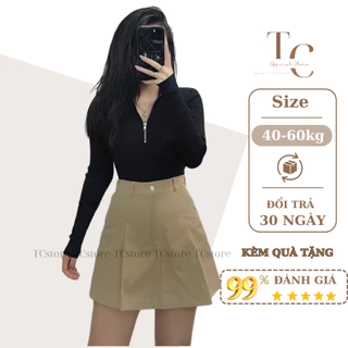 Đùi Giả Váy Nữ Chất Kaki Cạp Cao Lưng Thun Đẹp, Quần Short Thời Trang Cao Cấp Phong Cách Hàn Quốc Trẻ Trung-Q29-TCA