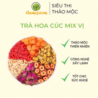 Trà Hoa Cúc Mix Vị Siêu thị thảo mộc Camifarm dưỡng nhan, thanh lọc cơ thể