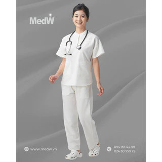 MedW Diana Scrubs (Nữ) Bộ Trang Phục Y Tế Bác Sĩ Y Tá Điều Dưỡng Chuyên Gia Y Tế Thẩm Mỹ Bệnh Viện Phòng Khám Êm Mềm