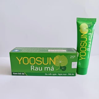 yoosun rau má, giảm ngứa dịu da, an toàn cho bé