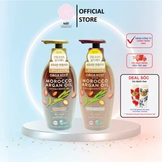 Combo dầu gội và kem xả nuôi dưỡng tóc Organist tinh dầu Morocco Argan 500ml