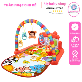 Thảm nhạc nhiều chế độ âm thanh,kích thích phát triển thị giác, thính giác cho bé yêu