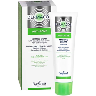 KEM GIẢM BÓNG NHỜN NGỪA MỤN 50ml DERMACOS ANTI-ACNE MATTING CREAM NỘI ĐỊA BALAN