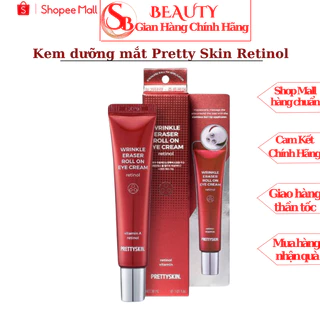 Kem dưỡng mắt Pretty Skin Wrinkle Eraser Roll On Eye Cream Retinol 30ml