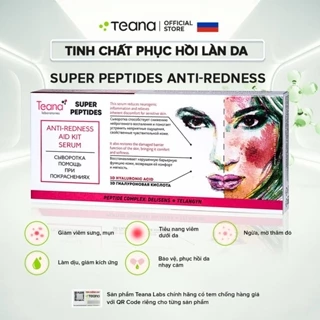 Serum Teana Super Peptides Antiredness Aid Kit giảm sưng, mẩn đỏ, mụn, phục hồi da - LM01