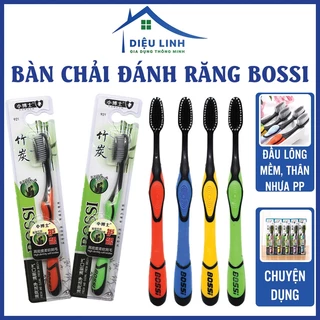 Bàn Chải Đánh Răng Vệ Sinh Răng Miệng Than Tre Hoạt Tính Hàn Quốc Bossi Lông Siêu Mềm Dieulinhshop