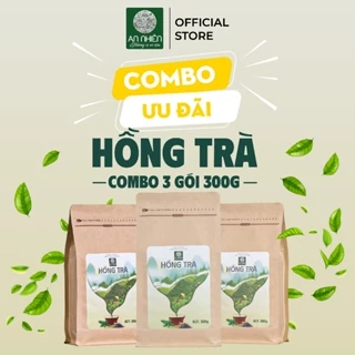 COMBO 3 Hồng Trà pha trà sữa trà trái cây trà chanh trà tắc vị đậm đà thơm ngon túi 300g