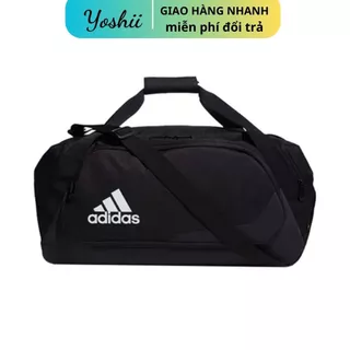 Túi trống du lịch Adidas nhiều ngăn chứa , Túi trống thế thao Adidas đa năng có ngăn đựng giày riêng