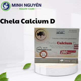 Canxi Chela-Calcium D3 (Olimp labs) Canxi cho phụ nữ mang thai, bổ sung canxi và vitamin D3 hộp 30v - DNC07