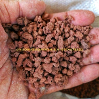 Đá Nham Thạch Đỏ (Red Lava) Size 3-6mm Túi 1kg