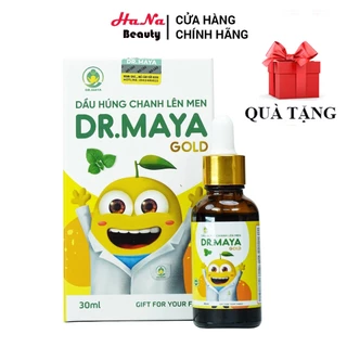 [ Chính hãng]Dầu húng chanh lên men  Minion Gold Dr.Maya 30ML mẫu mới bé hết ho, sổ mũi, tăng đề kháng