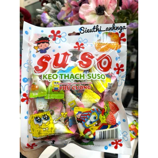 Kẹo Thạch Suso Tam Giác 330g/750g Thơm Ngon, Hương Vị Tươi Mát.