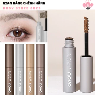 CÓ SẴN Chuốt Mascara Lông Mày NOVO Dạng Lỏng Chống Thấm Nước Màu Trang Điểm Tự Nhiên Lâu Trôi NO.5883 Không Phai Màu