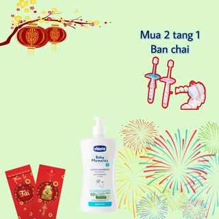 Sữa tắm gội Chicco hương yến mạch/ hoa cúc cho bé từ 0m+ 500ml