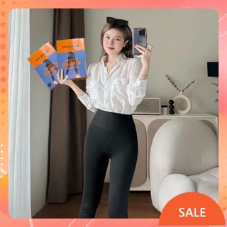 QUẦN LEGGING CẠP CAO 6CM GEN BỤNG VẢI UMI HÀN CAO CẤP MP000D