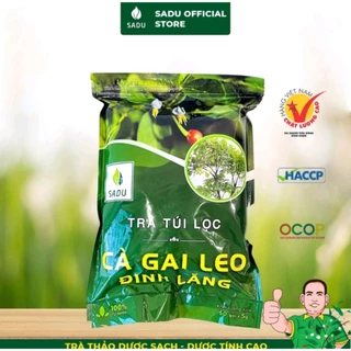 Trà cà gai leo túi lọc ĐINH LĂNG Sadu giải độc gan, tăng lưu thông máu bịch 250g