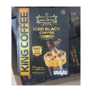 Cà Phê King Coffee Đen Đá ICED BLACK ( hộp 10 gói) ( Date Mới )