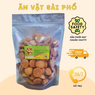 BÁNH DỪA SỮA NƯỚNG BẾN TRE THƠM NGON GIÒN RỤM - Chuẩn Hương Vị Truyền Thống - Túi Zip 500g