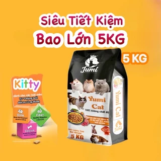 <5kg>thức Ăn Cao Cấp Dành Cho Mèo YUMI CAT Bao Lớn 5 Kg < siêu tiết kiệm >