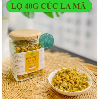 Lọ 40 gram Trà hoa Cúc La Mã  Sấy Lạnh Thượng Hạng - Giúp Thanh Nhiệt, Mát Gan