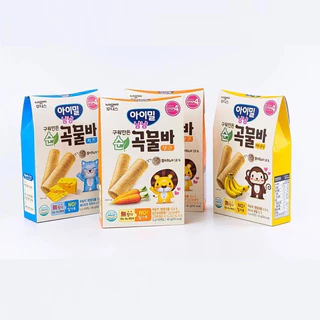 Bánh Cuộn Ngũ Cốc Hữu Cơ Ildong Hàn Quốc Gói 50gam Thơm Ngon Bổ Sung Canxi An Toàn Không Chất Bảo Quản