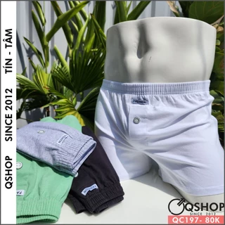 Quần ngủ nam quần mặc nhà thun cotton co giản thoải mái ngắn mát dễ chịu QSHOP QC197
