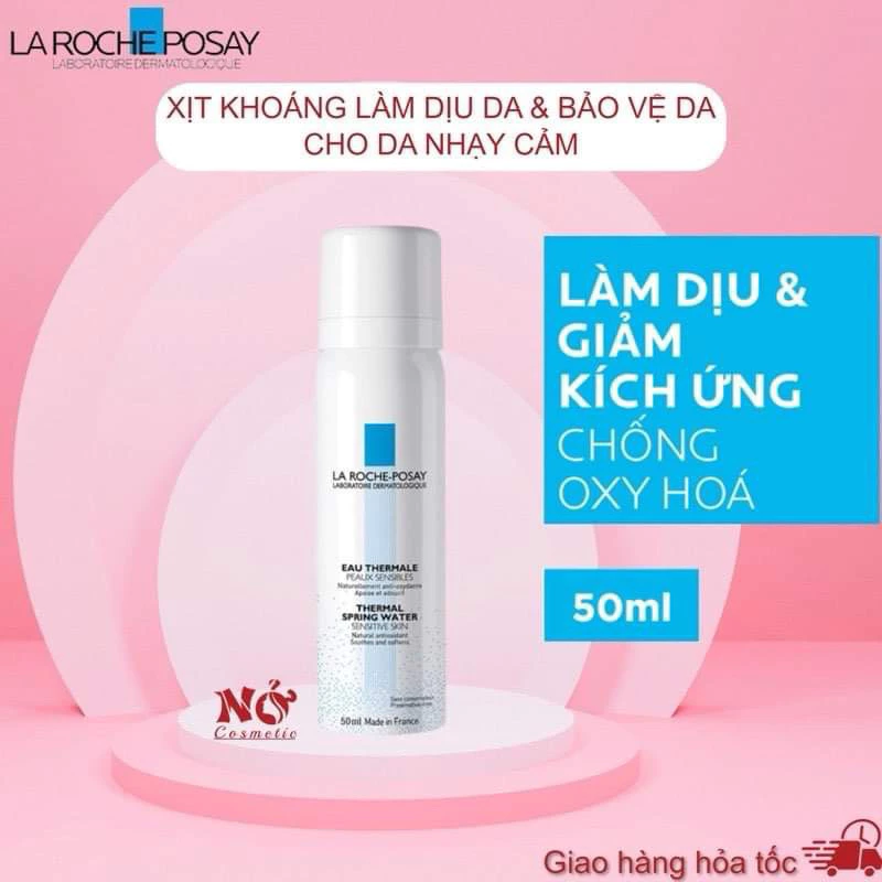 (HKM tem phụ 50ml )Xịt khoáng La Roche Posay Thermal Spring Water,Nước Xịt Khoáng Làm Sạch Và Làm Dịu Cho Da Nhạy Cảm