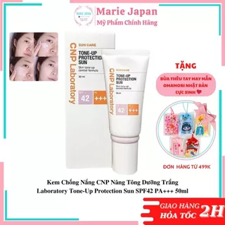 Kem Chống Nắng CNP Nâng Tông Dưỡng Trắng Laboratory Tone-Up Protection Sun SPF42 PA+++ 50ml