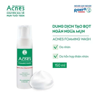 [Date 2026] Sữa Rửa Mặt Tạo Bọt Acnes Foaming Wash 150ml