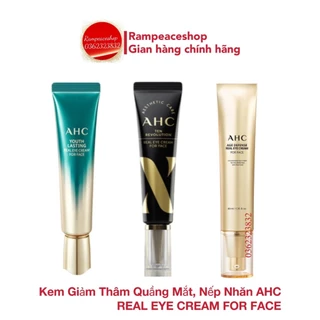 (Mẫu Mới) Kem Giảm Thâm Quầng Mắt, Ngừa Nếp Chân Chim, Giảm Nhăn AHC Ageless Real Eye Cream For Face Season7+9+10+11