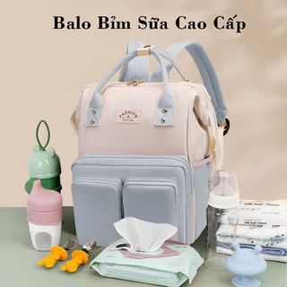 Balo bỉm sữa đa năng FASHION cách nhiệt, chống nước, chống trầy xước, chống mài mòn cho mẹ và bé DD343