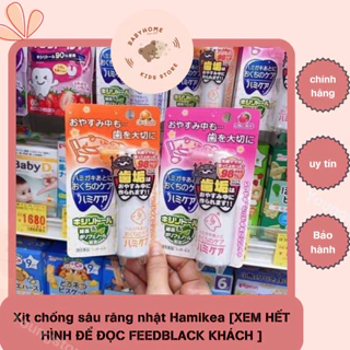 Xịt chống sâu răng Hamikea 30ml giảm hôi miệng,sâu sún răng,an toàn làm sạch răng.xịt chống sâu răng cho bé