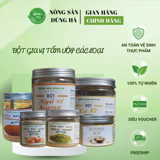 [Hàng tuyển chọn] Bột gia vị tẩm ướp, nấu ăn các loại nguyên chất 100% dạng hũ 50g