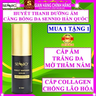 Huyết thanh dưỡng ẩm trắng da Sennio perfect whitening serum chính hãng hàn quốc mờ thâm nám căng bóng da chống lão hóa