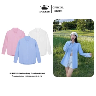 Áo Sơ Mi Tay Dài Nam Nữ Hàn Quốc Local Brand Form Rộng Unisex Có Túi Ngực Chất Liệu Oxford SM044