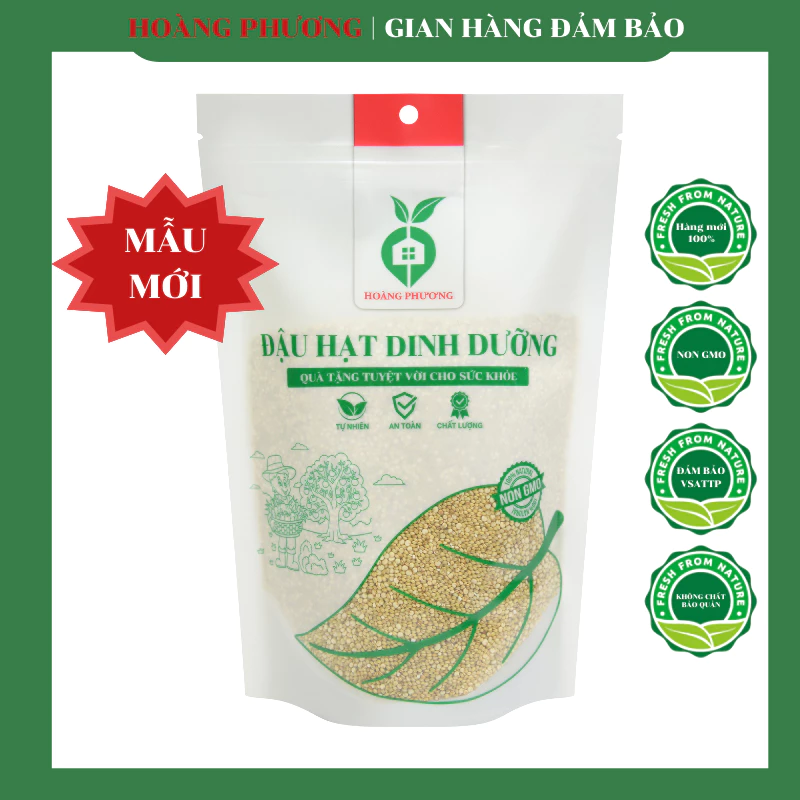 Hạt Diêm Mạch Trắng White Quinoa Absolute Organic 1Kg - 500G - Hạt Dinh Dưỡng Hoàng Phương