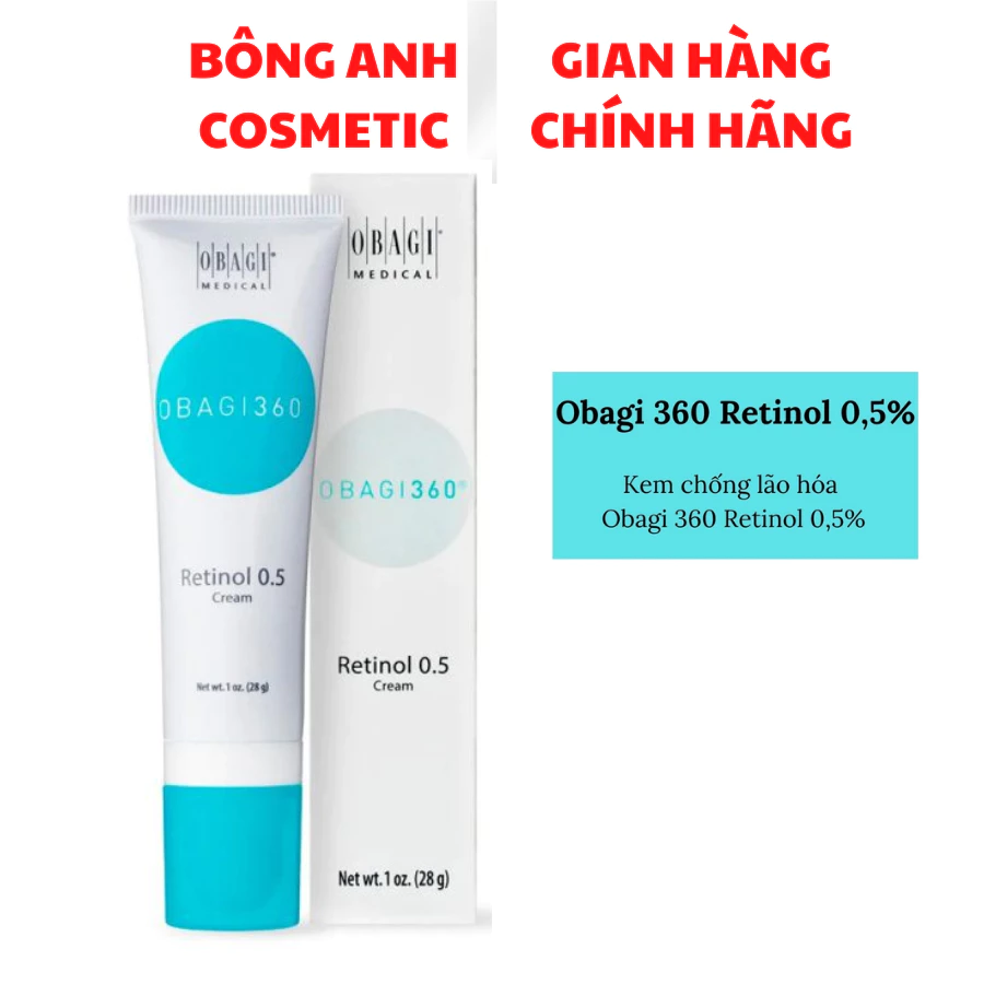 Kem Chống Lão Hóa & Tái Tạo Da Obagi 360 Retinol 0.5 28g