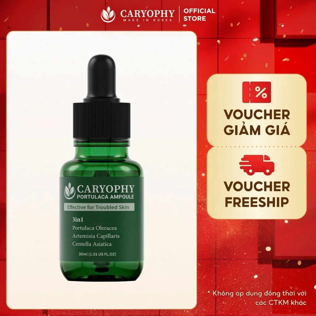 Tinh chất giảm mụn Caryophy 30ml (Caryophy Portulaca Ampoule 30ml)