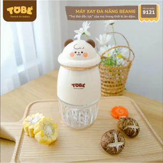 Máy Xay Đa Năng BEANIE Mini TOBÉ, Xay Đồ Ăn Dặm Cho Bé, Cối Thủy Tinh Dung Tích 0.3L, Công Suất 200W MS9121