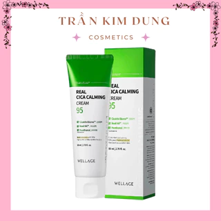 Kem Dưỡng Phục Hồi Da Wellage Real Cica Calming 95 Cream 50ml