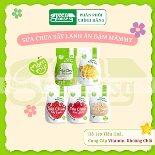 Sữa chua sấy lạnh Mămmy 5 vị: Tổ yến, Táo, Dâu, Chuối, chống hóc, bổ sung vitamin cho bé