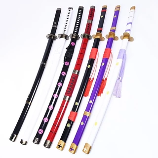 Đạo cụ Cosplay mô hình kiếm gỗ katana zenitsu kimetsu no yaiba zoro roronoa,shusui, thanh enma trong one piece