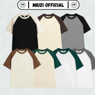 Áo phông Raglan phối màu trung tính Miuzi dễ phối đồ basic DT500