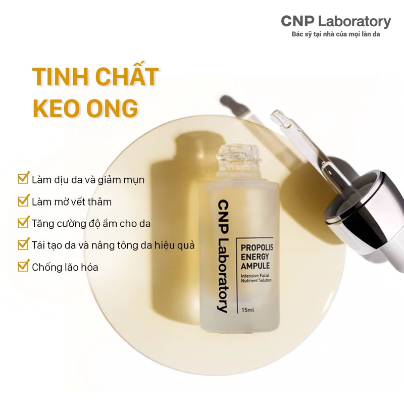 Tinh chất Keo Ong Serum CNP Laboratory Propolis energy active ampule 5ml 10ml 50ml 30ml phục hồi chống lão hoá